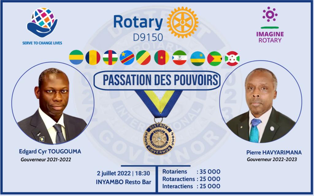 The wheel turns again for D9150. This weekend the 2/7/22, will b de change of guards for the governorship of <a href="/Rotary9150/">Rotary District 9150</a> in <a href="/MairieBujumbura/">Mairie de Bujumbura</a>, #Burundi. <a href="/rotaryd9213/">Rotary District 9213</a> <a href="/RctD9150/">Rotaract D9150</a> <a href="/PubliqueClub/">ROTARY CLUB N’DJAMENA ELITE D9150 🇷🇴🇷🇴🇷🇴</a> <a href="/ClubUmuco/">Rotary Club Bujumbura Umuco</a> <a href="/ClubInyange/">Rotary Club Bujumbura Inyange</a> <a href="/rcbk2012/">Rotary Club Bujumbura Kigobe 2012</a> <a href="/rotary_doyen/">Rotary Club Bujumbura Doyen</a> <a href="/IngomaRcb/">@RCB-Ingoma</a> <a href="/RCBTanganyika/">Rotary Club Bujumbura Tanganyika</a> <a href="/racgreatlakes/">Rotaract Bujumbura Great Lakes</a>