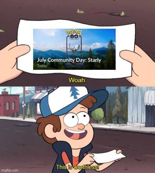 WhyIsLifeThis's tweet image. This would have been better as a spotlight hour #PokemonGO