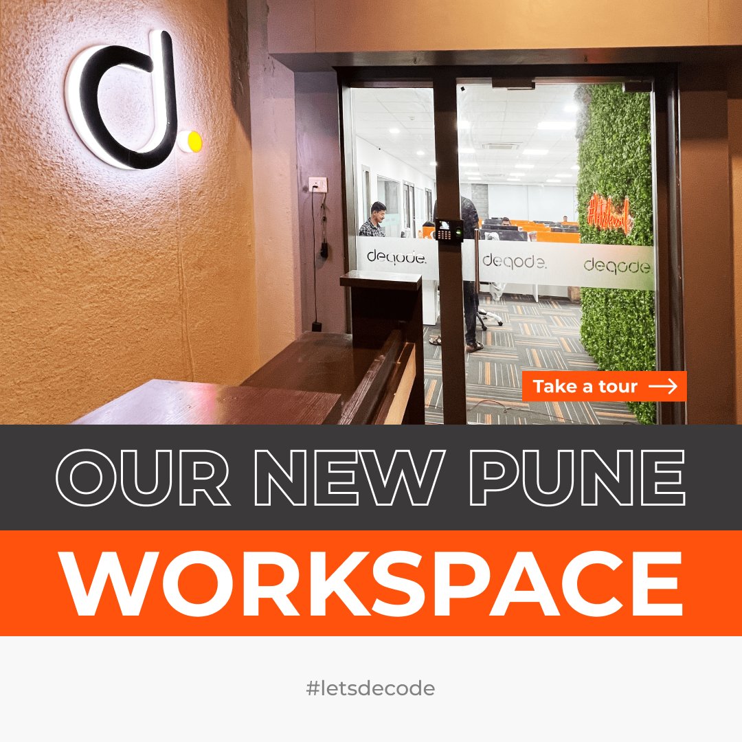 deqodesolutions's tweet image. Expanding our horizons with an all-new workspace! Let&apos;s decode business challenges together in Pune.

#Joinus #Letsdecode #Deqode #NewWorkspace #PuneOffice