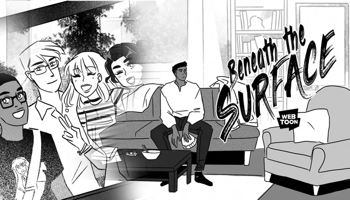 The flashback in this new episode used to be the first scene of the story in older drafts 👀

✨ Read Beneath the Surface on @webtooncanvas 
https://t.co/ZPFEuWnn5o 