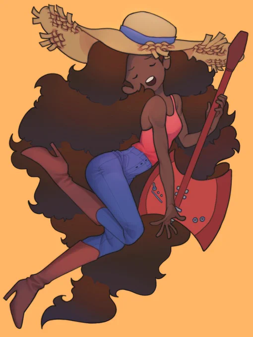 Vampire and Human Marceline 🖤 
