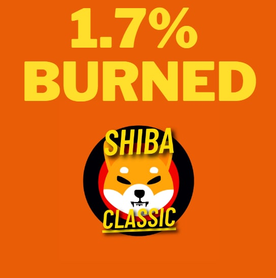 ShibaClassicERC's tweet photo. ANOTHER 1.7% BURNED FOREVER

https://t.co/c0NOQ0nBm3 https://t.co/cwSWOF7Xnh