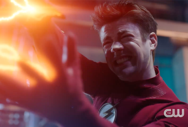 TVLine's tweet photo. Exclusive #TheFlash Finale Sneak Peek: Thawne Taunts Barry About Iris' Death — Who Might Be the Team's Next Sacrifice? https://t.co/Jivpe5wjUJ https://t.co/ObZcKVuEea