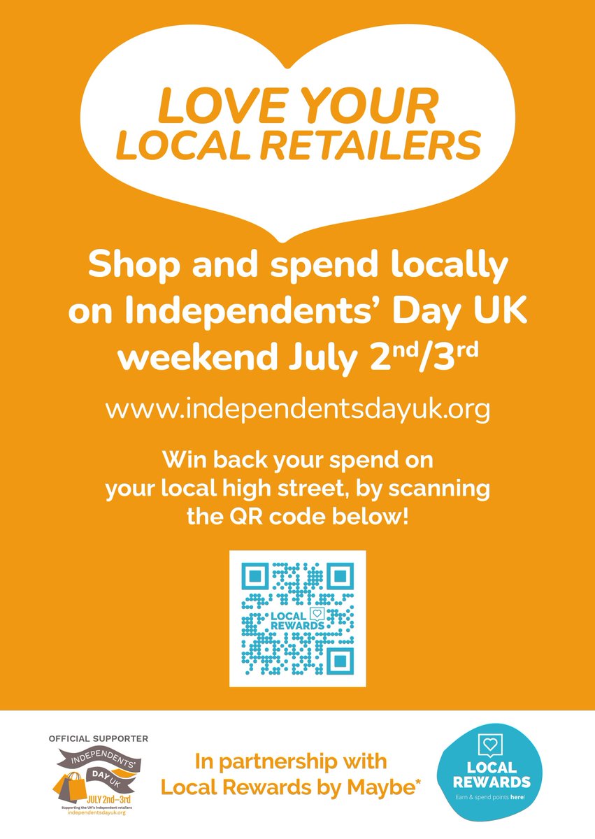 BusinessNK's tweet photo. This weekend is #IndependentsDayUK 

Shop and spend locally over the weekend and beyond to celebrate the amazing retailers across North Kesteven.

@ukindieday #ShopNK #UkIndieDay #shoplocal https://t.co/JWH8o1q13c