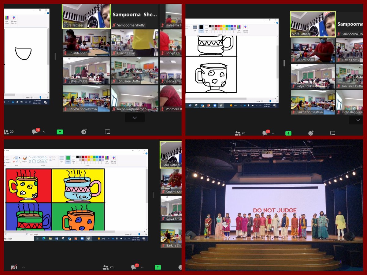 ShettySampoorna's tweet photo. #Skillshala2022 A special touch to the last two days before we wind up before #summervacation. #Dressinred and celebrate #Diversity assembly #Groove withMs. @clavia_lewis #BackyardScience with Ms. @amarantha_razu #ArtVenture with Ms. @sidra5 n #boardgames with friends @nmsprimary https://t.co/QY5sptUk1N