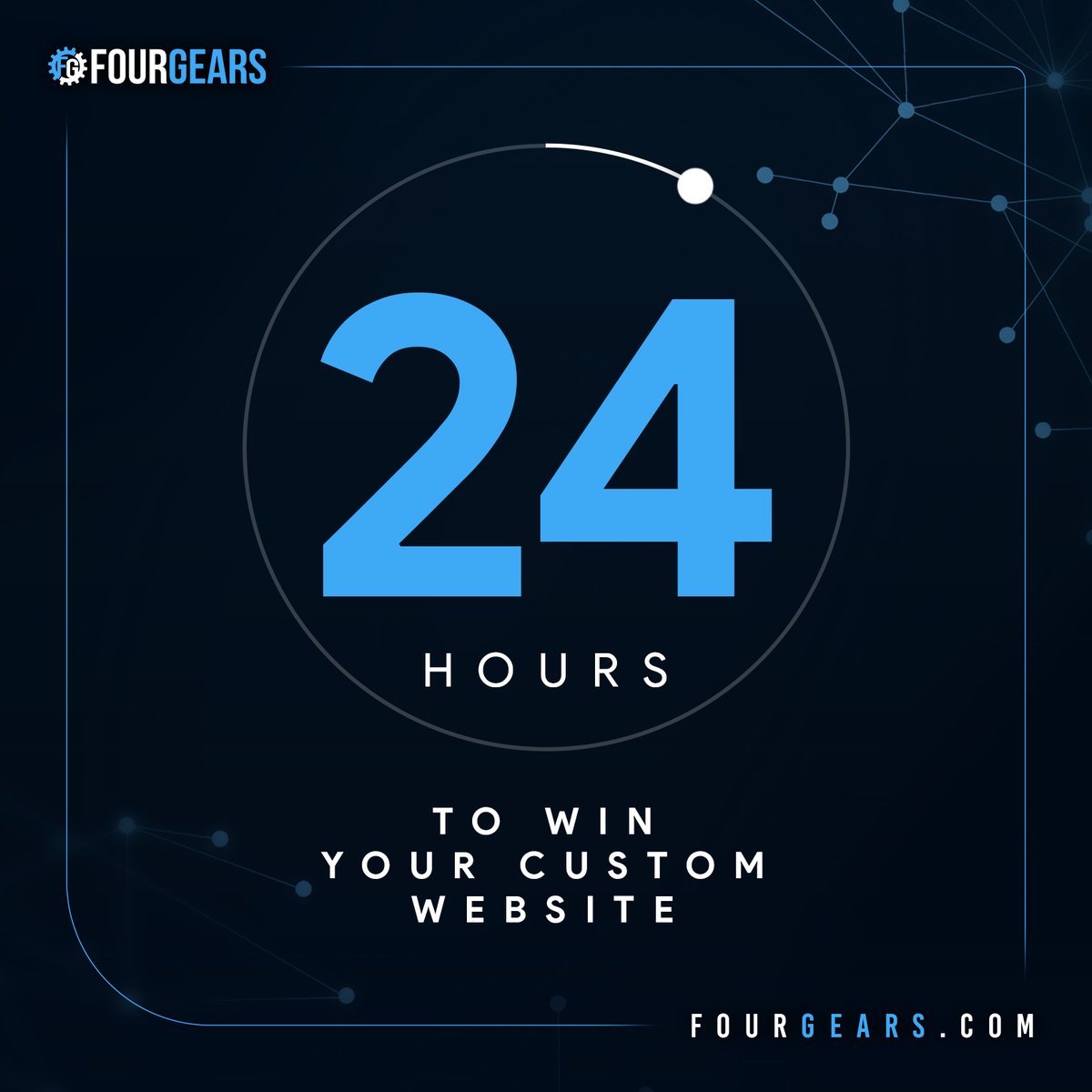 four_gears's tweet photo. 🤩It's the last 24 hours remaining to enter🤩

Just 24hrs left to enter our competition to win a new website!

LIVE DRAW TOMORROW, THURSDAY 30th JUNE at 7PM

https://t.co/cZO9i7P65u  

T&amp;C’s Apply - see website for full details and Good Luck 🤞

#competitiontime #prizegiveaway https://t.co/IpWfViMJjI