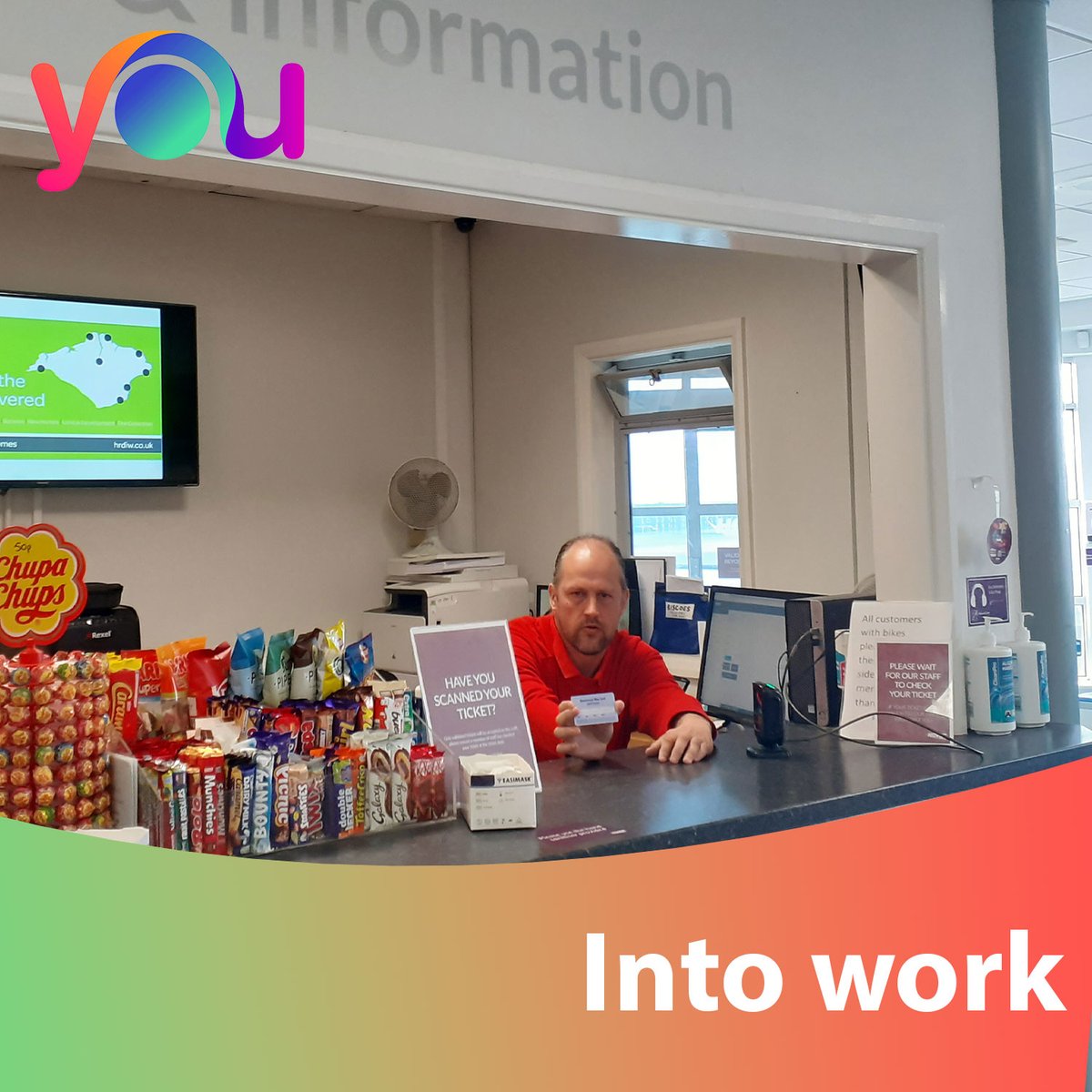 theyoutrust's tweet photo. Our Into Work team has been busy supporting clients find work placements. Some of these have been at @HovertravelLtd, @TheBHF or the Mary Rose School. We’ve been supporting clients with 1-to-1 Customer Service Training and basic IT skills. Well done, Russ on your placement! https://t.co/ErpCD9QRYa