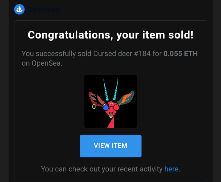 CursedDeer's tweet photo. 🥳🦌⏩ Thank you 🙏🔥Sold a little while ago. 
Cursed Deer 🔥 🦌🥰
Cursed deer are unique drawings that have no analogues that are completely built from the imagination
OpenSea : 🦌🔗🥰

#NFTGiveaway #Nfts #nft #NFTdrop #nftart #NFTProject #OpenSeaNFT #NFTCommunity https://t.co/rsW10xQI8K