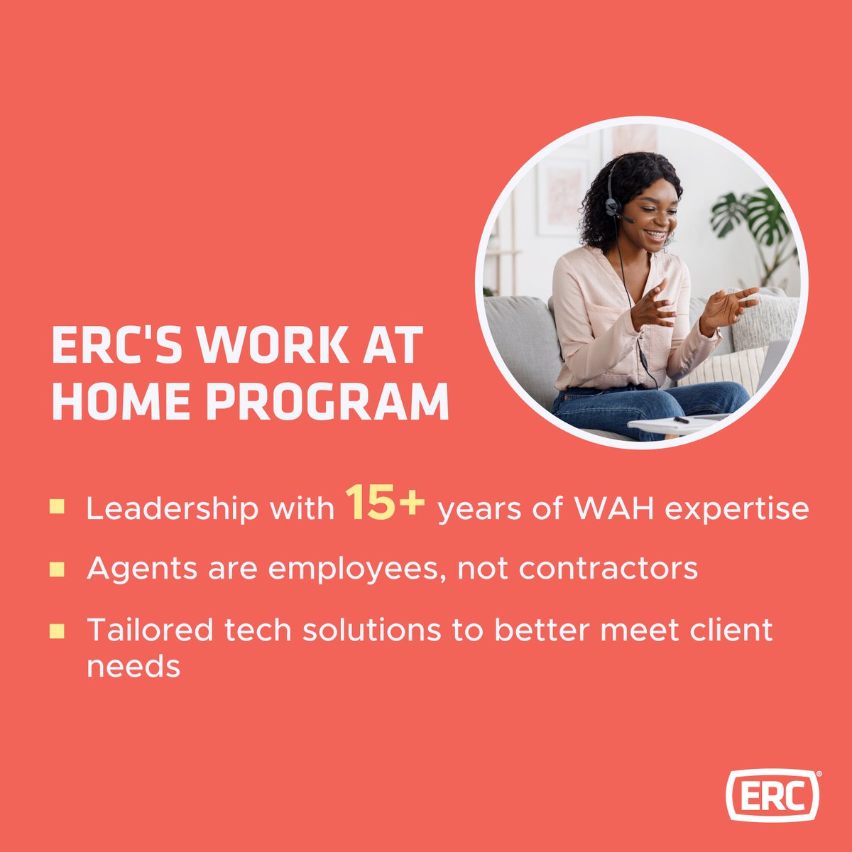 Has your business thought about investing in remote contact center agents?
Since implementing our work at home agent program we have seen increased customer service levels, lower attrition and longer tenure.

Read more: 
hubs.ly/Q01fSF_30