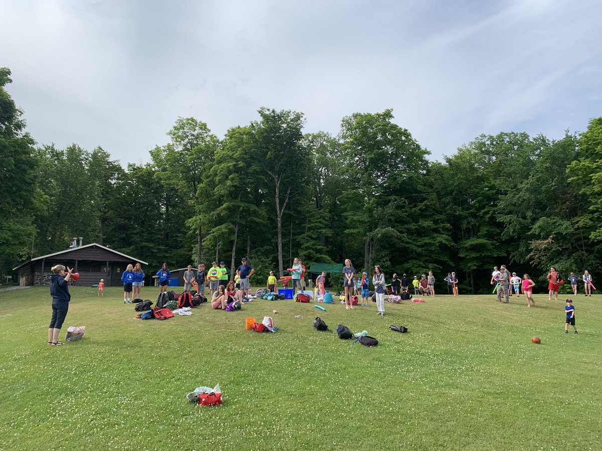 Getting the day started at our end of year field trip to Silver Lake Provincial Park! #LOLPSBeachParty