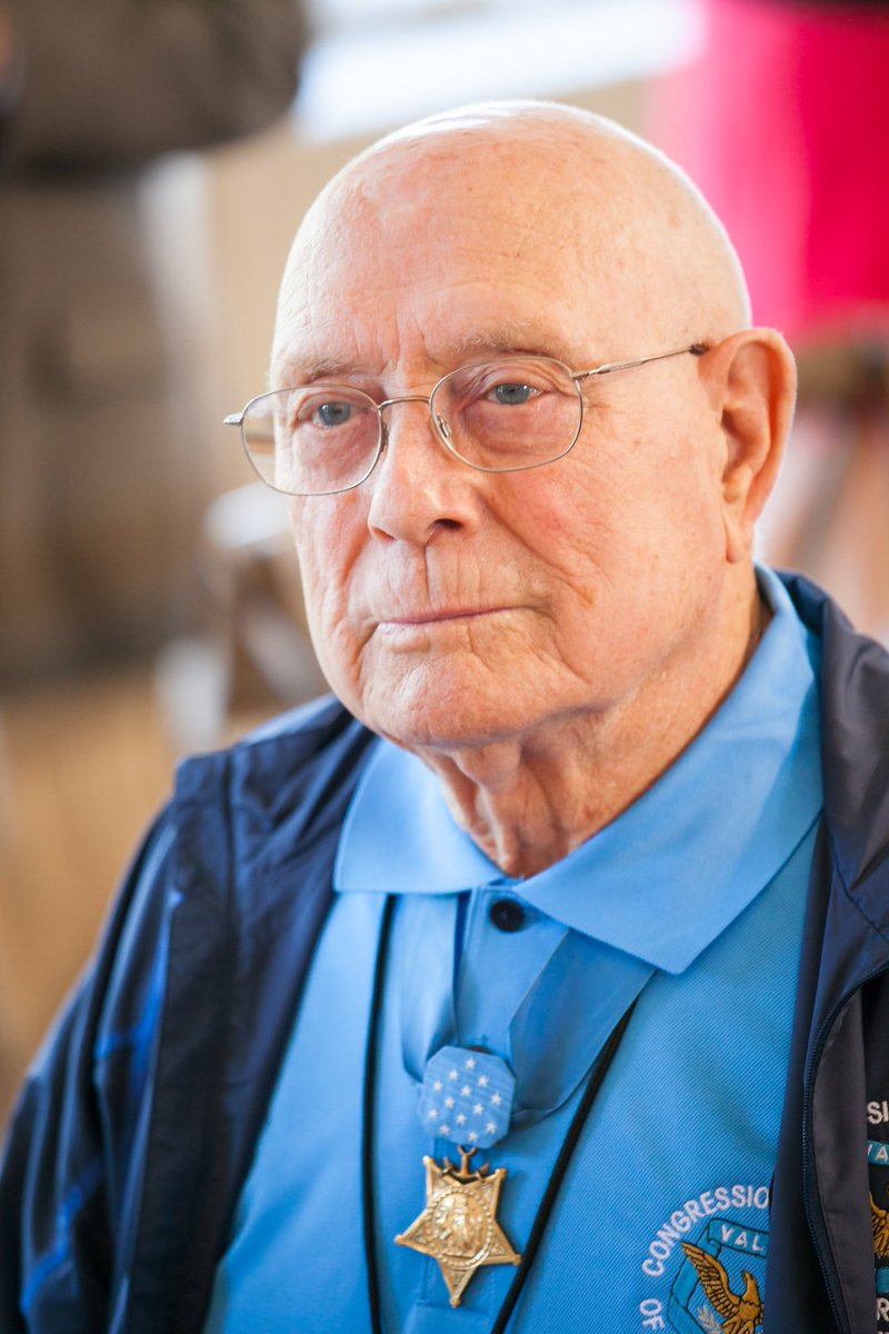 MedalofHonorCDP's tweet photo. It is with great sadness that we share the passing of Medal of Honor Recipient Hershel “Woody” Williams. Our thoughts and prayers are with his family and friends at this time. https://t.co/Q0feVbsAcU