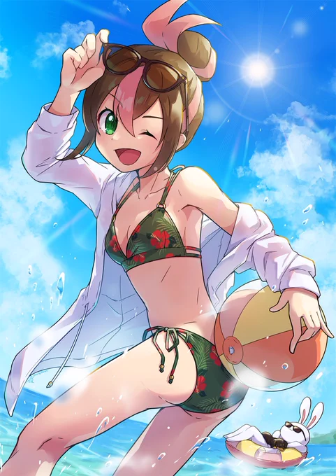 もう夏ですね〜とける…_(:3 」∠)_
去年の夏ぺーちゃん☀️🏖
#ぺーちゃんアート 