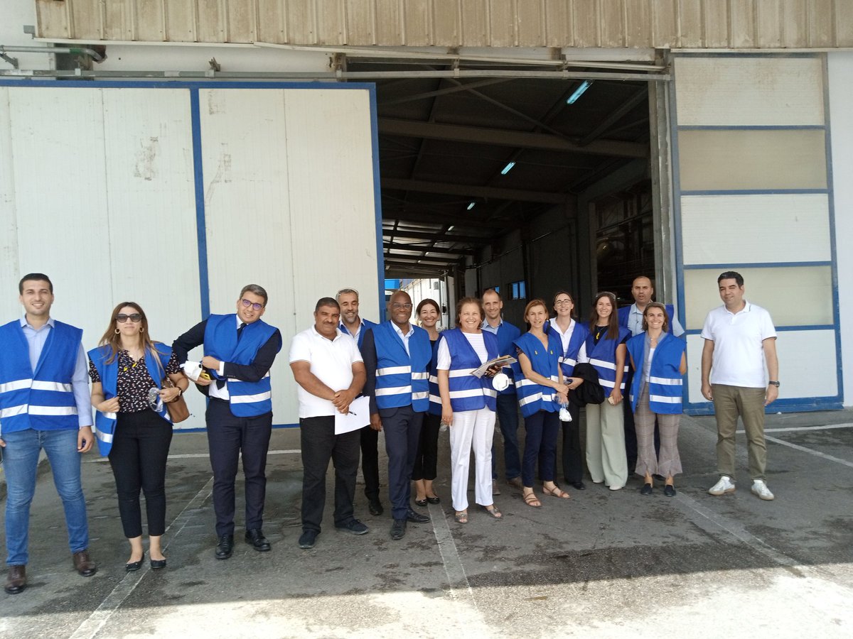 CYoka_AFD's tweet photo. Visite ce matin du site industriel de Azur papier (ouate) qui avec l'appui du programme #sunref 🇹🇳a obtenu un prêt bonifié de @AMENBANKTN pour créer une unité de cogénération (turbine à gaz!). Réduire la facture et les consommations. Avec @UeTunisie @expertisefrance @AFD_France https://t.co/LSy3rbtaI2