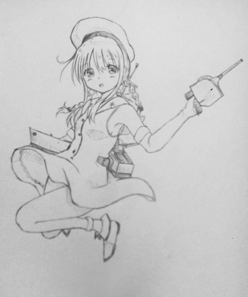 過去絵を探そうとして見つけられなかった代わりに懐かしい橘型のオリジナル艦娘さん達を見つけました。◕‿◕。 