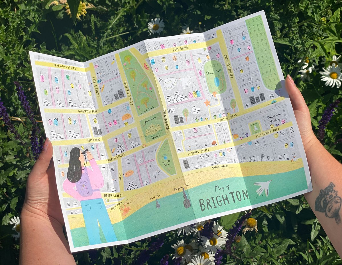 connie_noble's tweet photo. ☕ Brighton Coffee Map ☕

I’m so bloody excited to finally share my new Brighton Coffee Map! Designed and illustrated by me, this little coffee map contains some of the best spots to grab a coffee and a snack around Brighton!

£15 (£3 UK P&amp;P)

https://t.co/NslRGpJbEQ

#Brighton https://t.co/KdVGogBhUt