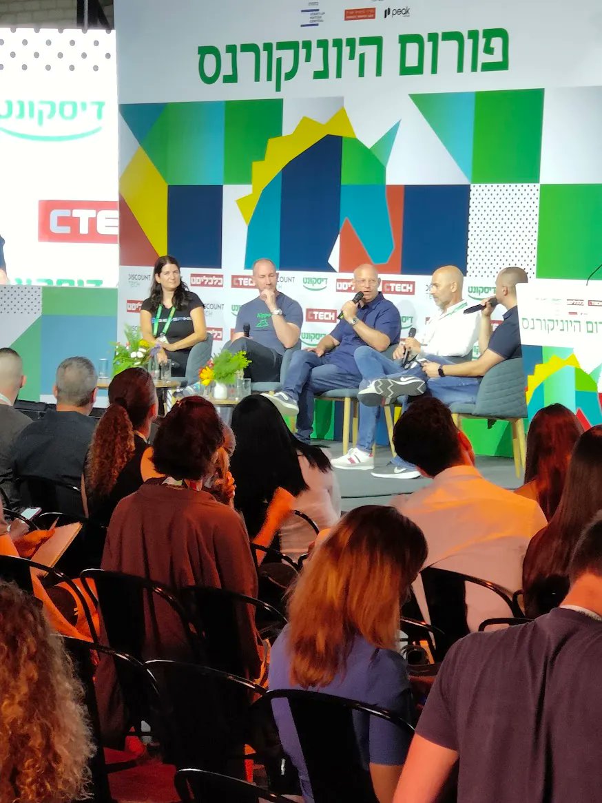 Solid discussions at the event today
Well done <a href="/calcalist/">כלכליסט | Calcalist</a> <a href="/Calcalistech/">CTech</a>  <a href="/discountbank/">דיסקונט</a> 
<a href="/NofarAmikam/">Nofar Amikam</a> <a href="/liadagmon/">Liad Agmon</a> <a href="/BessemerVP/">Bessemer</a>  <a href="/PeakVenues/">Peak Venues</a> <a href="/vertexventures/">Vertex Ventures</a> <a href="/StageOneVC/">StageOne Ventures</a> <a href="/Pitango/">Pitango VC, Israel</a> <a href="/HibobiOfficial/">hibobi</a> <a href="/Sisense/">Sisense</a> <a href="/QumraCapital/">Qumra Capital</a> 
#startupnation #Telaviv