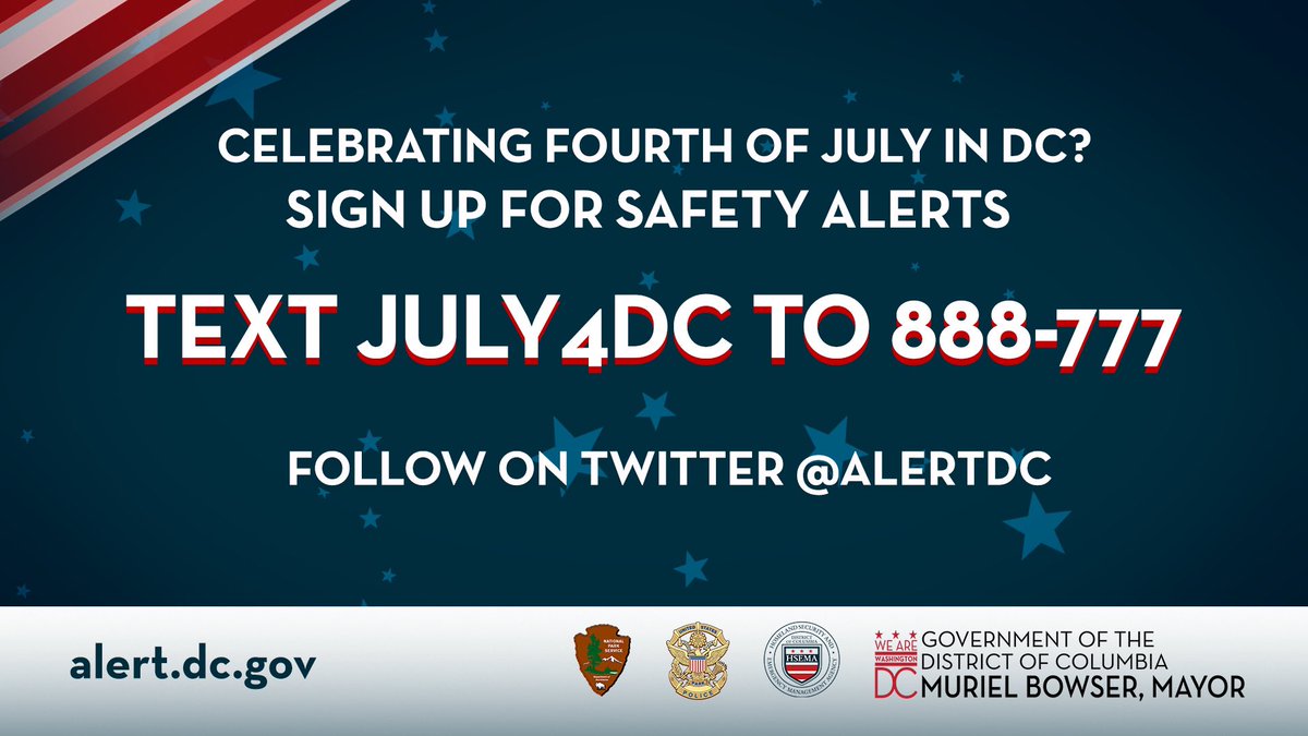 University of DC on Twitter "RT AlertDC 🇺🇸Celebrating Fourth of July