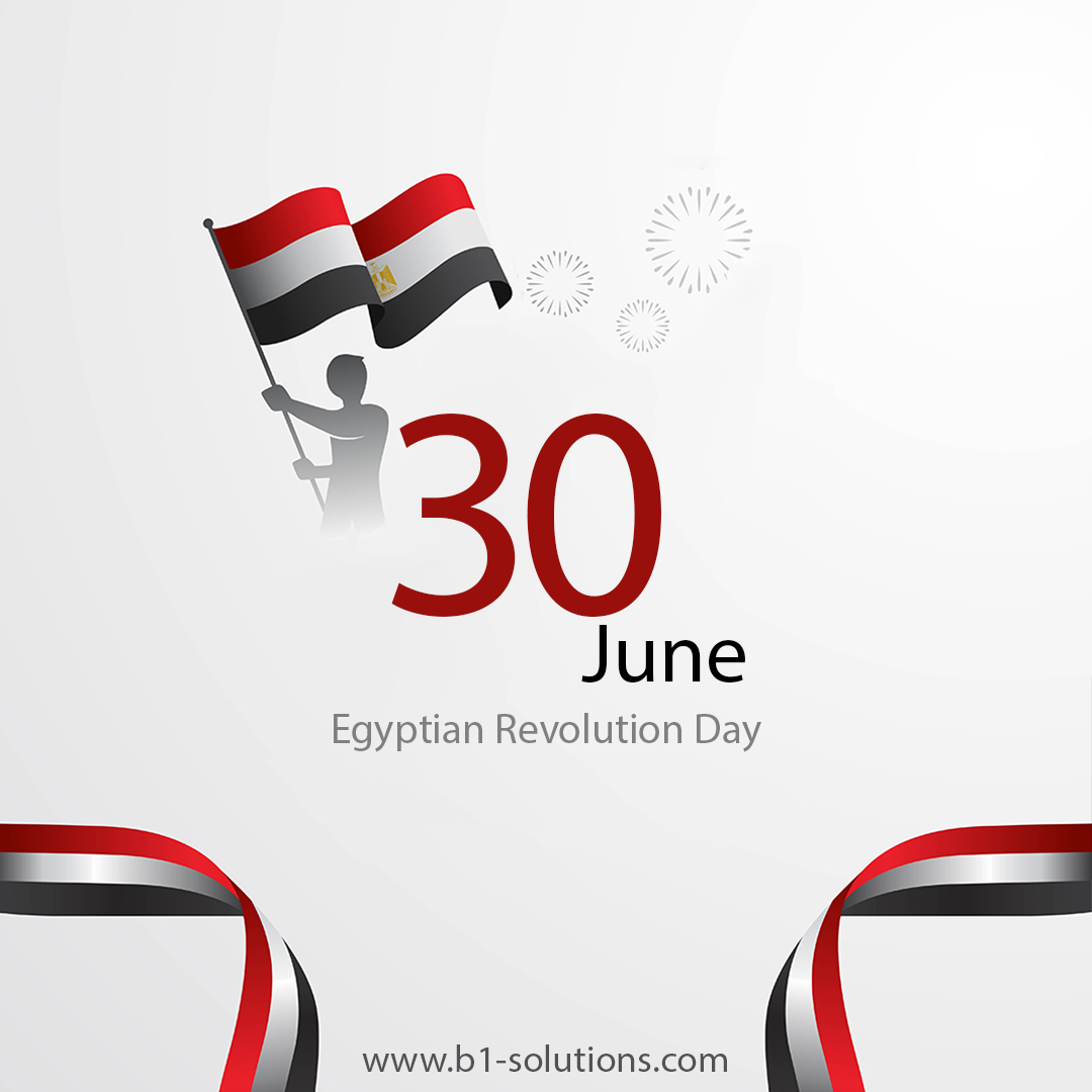 BeONESoftwareS2's tweet image. شركة بي وان تهنئ الشعب المصرى بذكرى ثورة 30 يونيو: كل عام ومصر دائماً بخير

#Be_One #SAP #SAP_Buisness_One