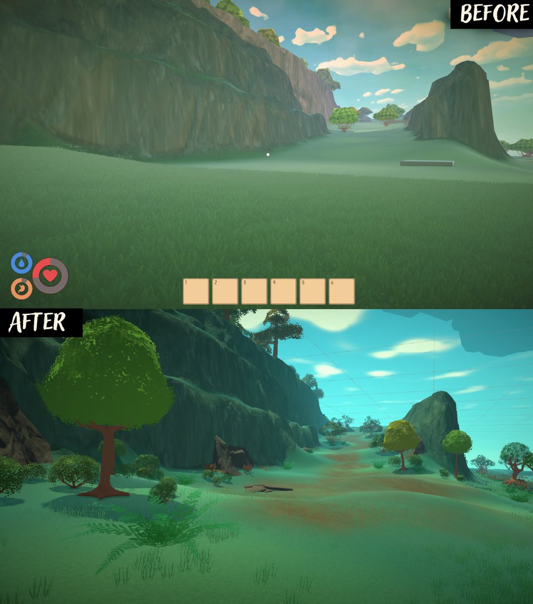 Take a look at how much Caelum has evolved since the beginning 🤩

#indiedev #indiegame #indie #IndieGameDev #gamedev #games #wishlistwednesday #survivalgame #adventuregame #developer #unity #unity3d
