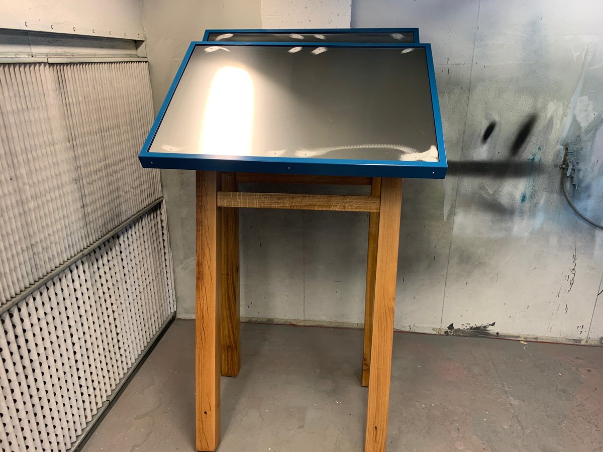 isGroupSigns's tweet photo. It's been a busy day in production!😅

The team have been building 10 A0-sized oak Way2Go lecterns for one of our customers

Need signage solutions? Request a quote 🌐 https://t.co/yJG1ijZFq9

#lecterns #signs #wayfinding #way2go #signmanufacture #signsolutions #woodensigns https://t.co/NrNyyP2W0V