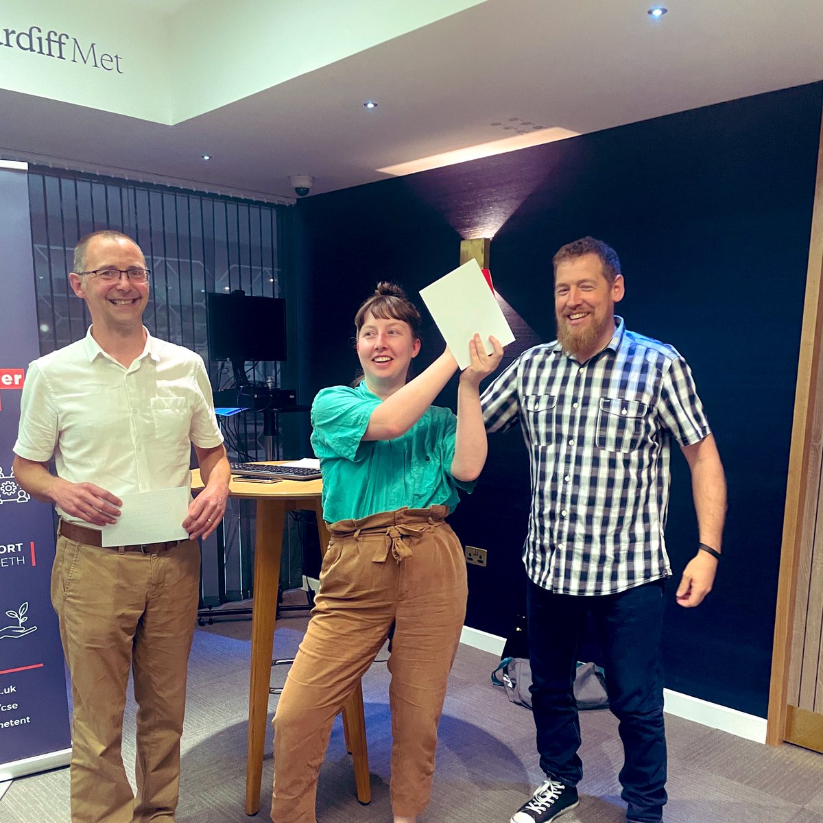 CardiffMetEnt's tweet photo. We loved celebrating the outstanding achievements and contributions during #CF5Bootcamp with our peer-nominated awards. 🏆
Thank you for being such a wonderful and supportive cohort.🙌 https://t.co/O7C8magTo9