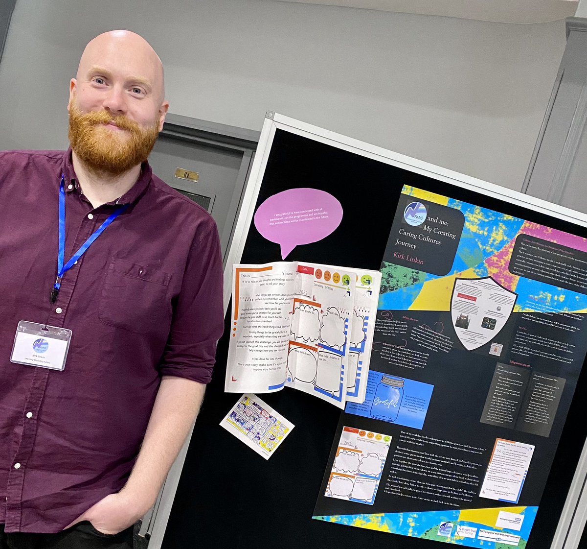Our Nurse showcasing their work <a href="/FoNScharity/">FoNS</a> “Learning Disability Fellowship” <a href="/NottsHealthcare/">Nottinghamshire Healthcare</a> How proud are we of them 😊😊😊