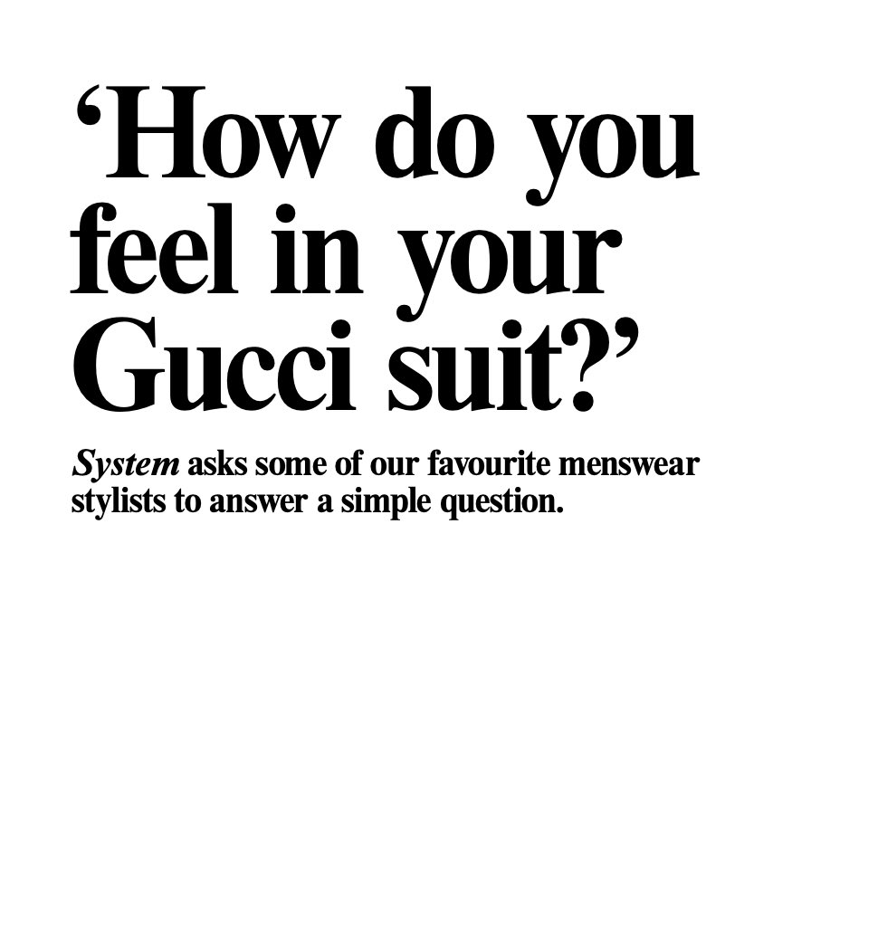 harry__lambert's tweet photo. Hiya 
@gucci 
#SystemMagazine #HowdoyoufeelinyourGuccisuit https://t.co/pdk9MZWMWx
