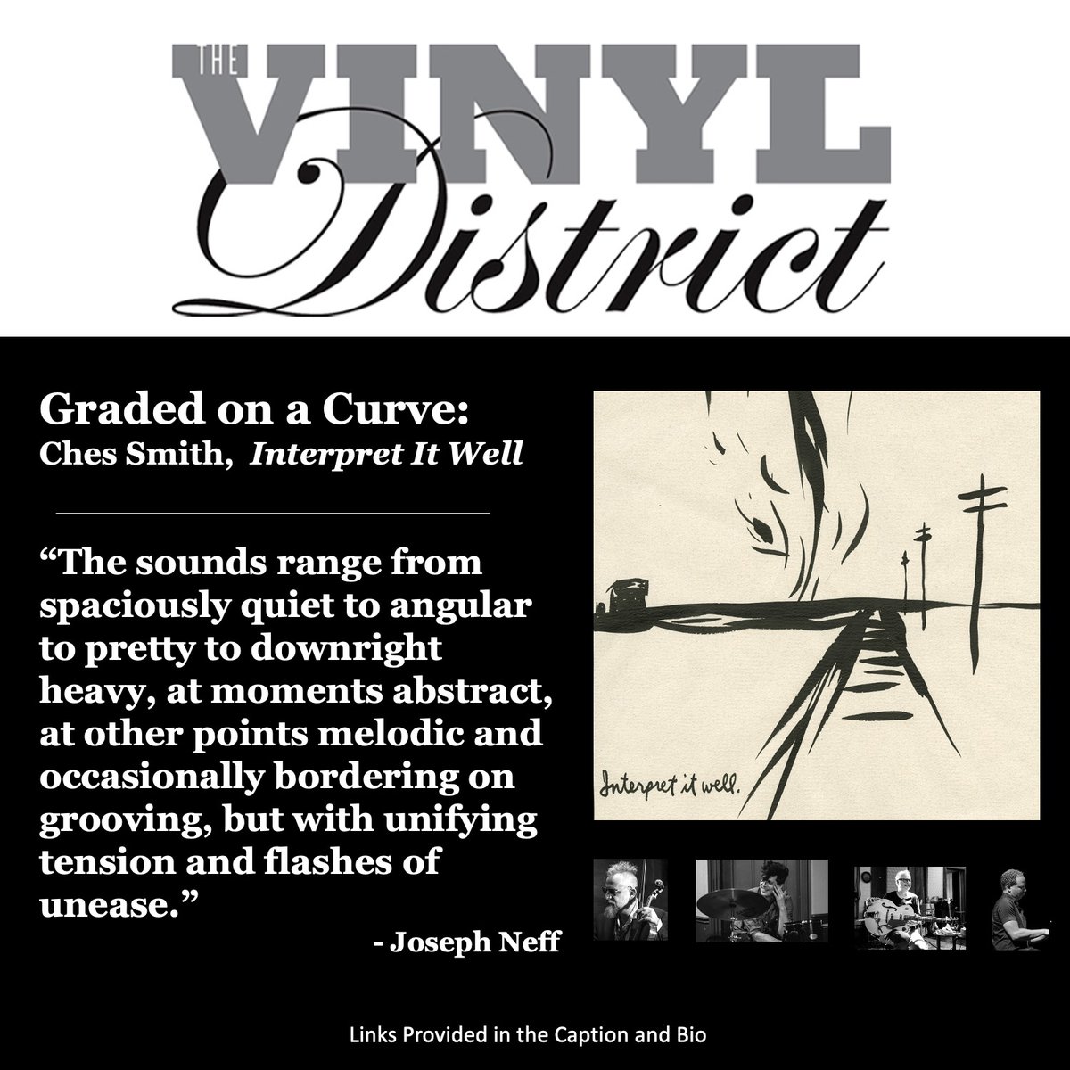 “The sounds range from spaciously quiet to angular to pretty to downright heavy, at moments abstract, but with unifying tension and flashes of unease.” - Joseph Neff thevinyldistrict.com/storefront/202…