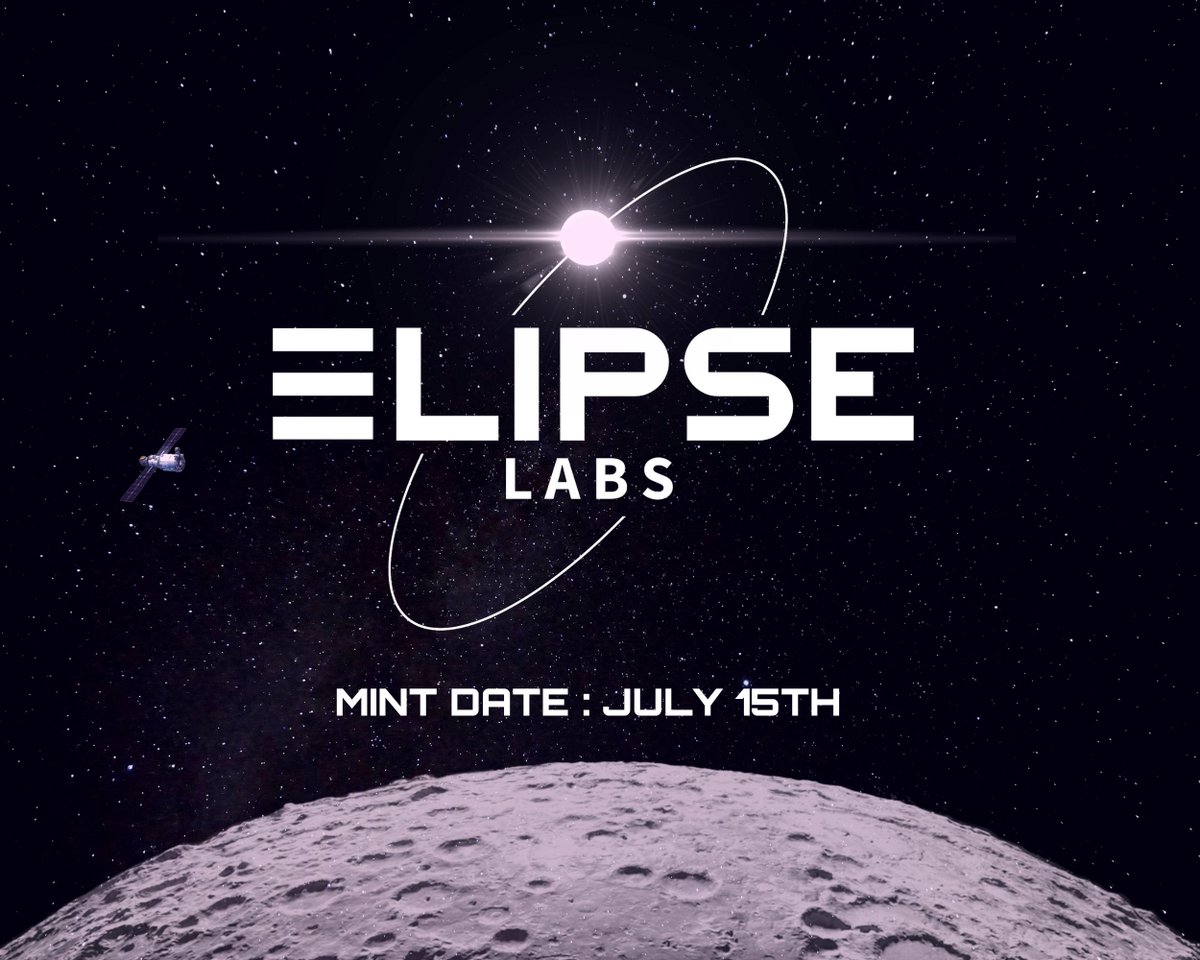 Elipse_labs's tweet photo. 🛰️ MINT DATE 🛰️

The Elipse Studio mint will take place on July 15th. 
The price and process of the sales are coming soon.

1 free mint to win: RT &amp; ❤️ https://t.co/HOuDxMTJR5