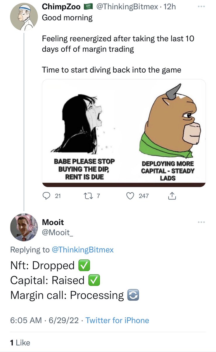 howling

rooting for chimp, but howling
