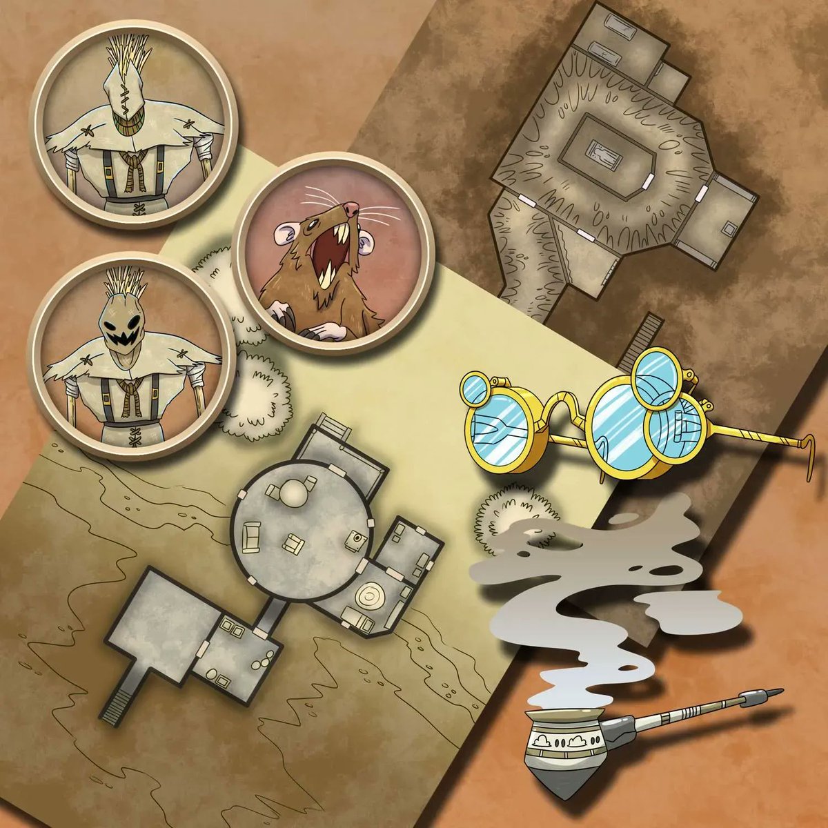 ColtonBalske's tweet photo. What lies beneath the old hovel in the woods? Find out in House of Straw - A 1st level adventure on Roll20!
#dnd #ttrpg #5e #roll20 https://t.co/O4LhJQq9a9