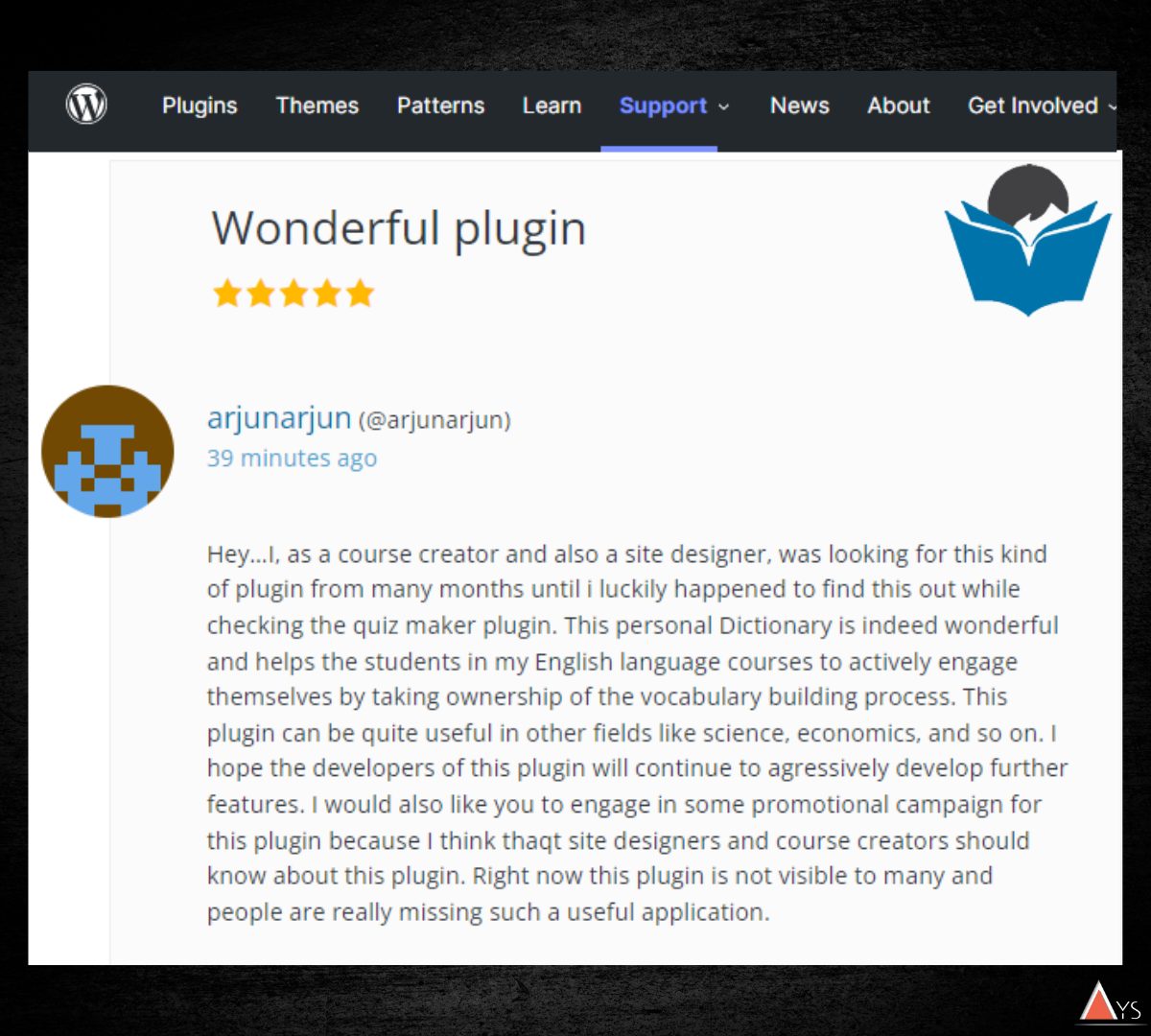 AysProPlugins's tweet image. Thanks for your kind words, we are so grateful that our customers trust and appreciate us ❤️

👉 The plugin&apos;s link: ays-pro.com/wordpress/pers…
Download the plugin: wordpress.org/plugins/person…
__________________________________________

#ayspro #wordpress #plugins  #review #testimonial