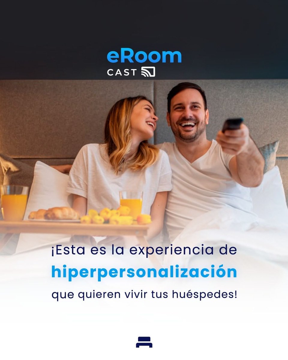 ¡Monetiza a través de #eRoomCast! 💙

🔹Impulsa tus productos y servicios a través de la TV

🔹Programa publicidades, segmenta públicos y elige los horarios de transmisión.

🔹Crea experiencias hiperpersonalizadas para tus huéspedes e incrementa las ventas cross-selling.