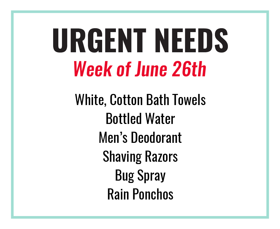 First Stop friends, we are in urgent need of the items listed below. If you are looking for more ways to help, please consider providing a meal by visiting this link: firststop.org/provide-a-meal/

Thank you, Huntsville! ❤️