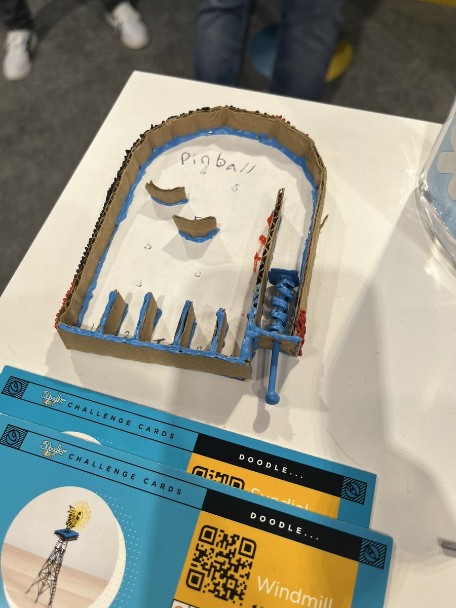 Thank you <a href="/3Doodler/">3Doodler</a> for my name ring made with the Doodler pen.  Great for engineering classes and tactile leaners!! #ISTELive2022