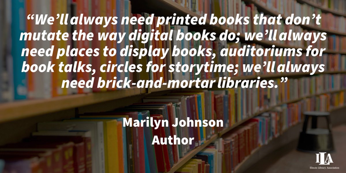 IllLibraryAssoc's tweet photo. #WednesdayWisdom #Libraries #ILA https://t.co/eON3NvDkwF