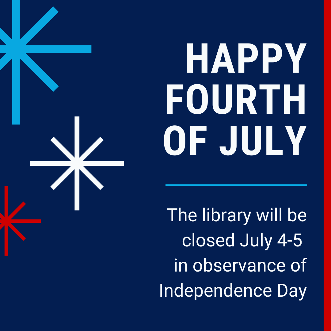 The library will be closed July 4-5 in observance of Independence Day. 

Access online resources at marian.edu/library