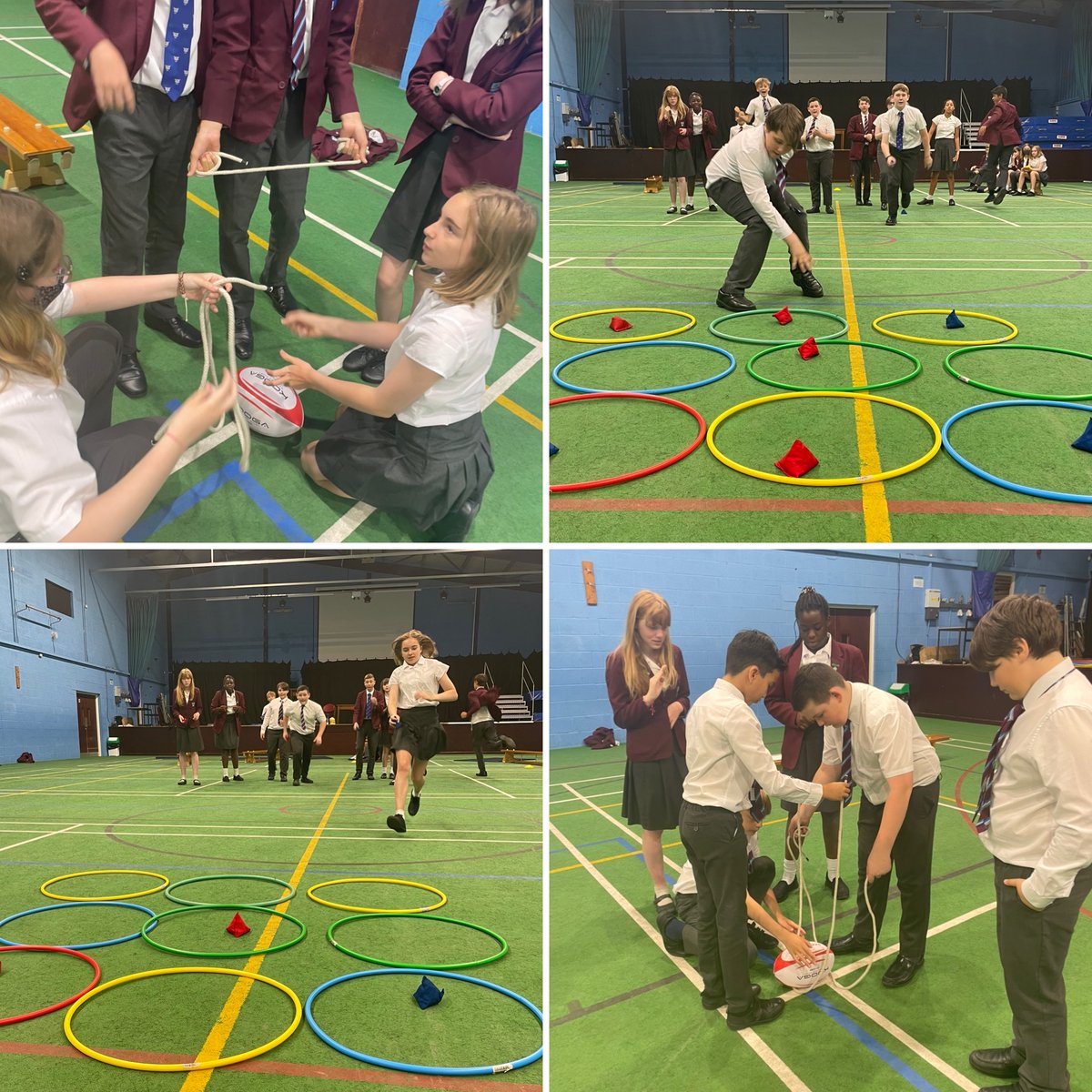 SGSWellbeing's tweet photo. #SGSYear8 enjoyed a teamwork session with Mrs Slater in their Life and Wellbeing lesson today.  She was very impressed with the way they worked together!  #SGSSenior https://t.co/i0n8p97A0I