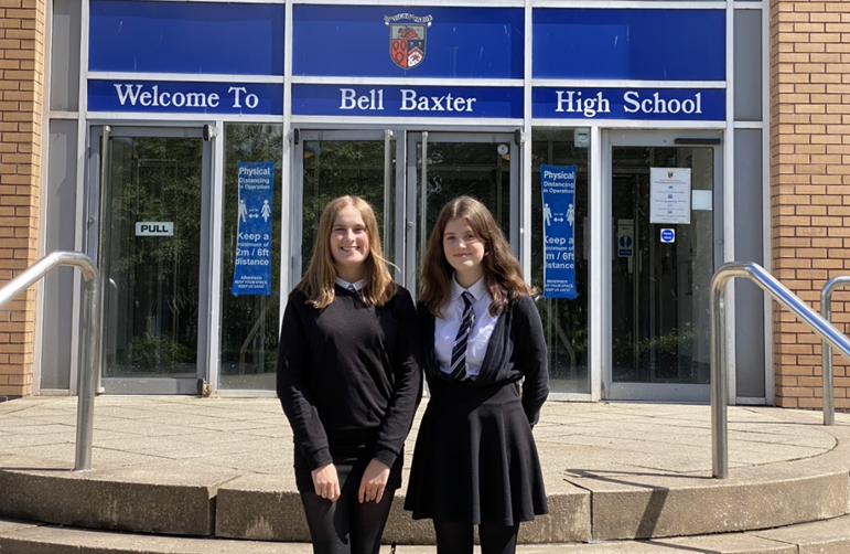 BellBaxterSTEM's tweet photo. Beth and Eilidh in S4 recently took part in the @UniStrathclyde 'Engineering the Future for Girls' programme and we're very proud of them here at Bell Baxter! Below is a short reflection from them both @StrathEng #Curiosity #Excellence @Bellbaxter_HS https://t.co/xyS0sfm61r