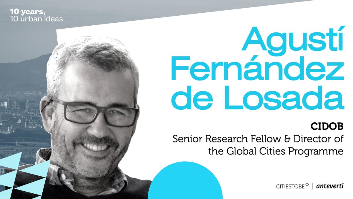Anteverti's tweet photo. 💭 «#In10Years, cities will be even more unequal if we don't aim for fair ecological and #DigitalTransition processes.»
🎙️ We interview @AgustiFdeLosada, who has answered our #10Years10UrbanIdeas questionnaire on #UrbanInnovation.
🔵 Check it out! 👉🏽 https://t.co/WybE6SxSV4 https://t.co/3ZtRob4BjG