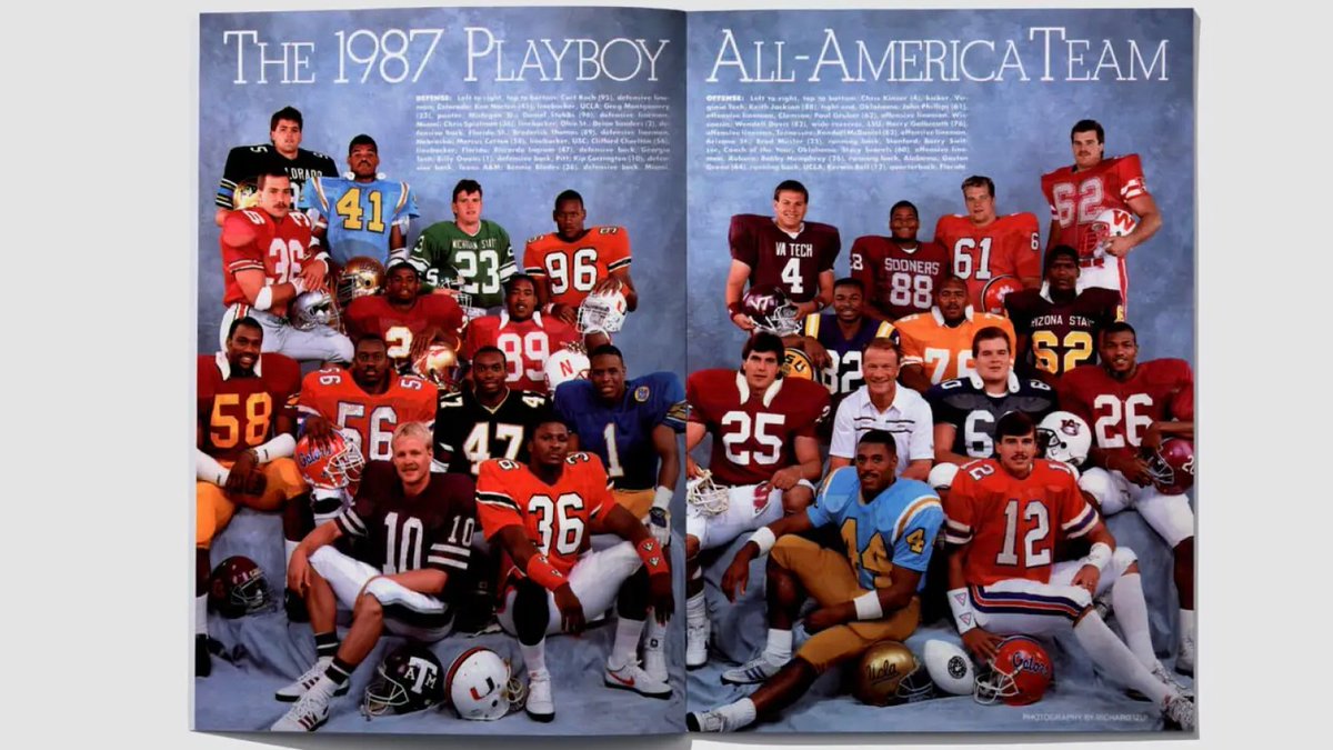 It had tradition. It had cachet. Inside Playboy’s decades-long reign over college football’s preseason All-America teams. 'That’s the All-America team everyone wanted to be on.' @DougHaller with more: theathletic.com/3342838/2022/0…