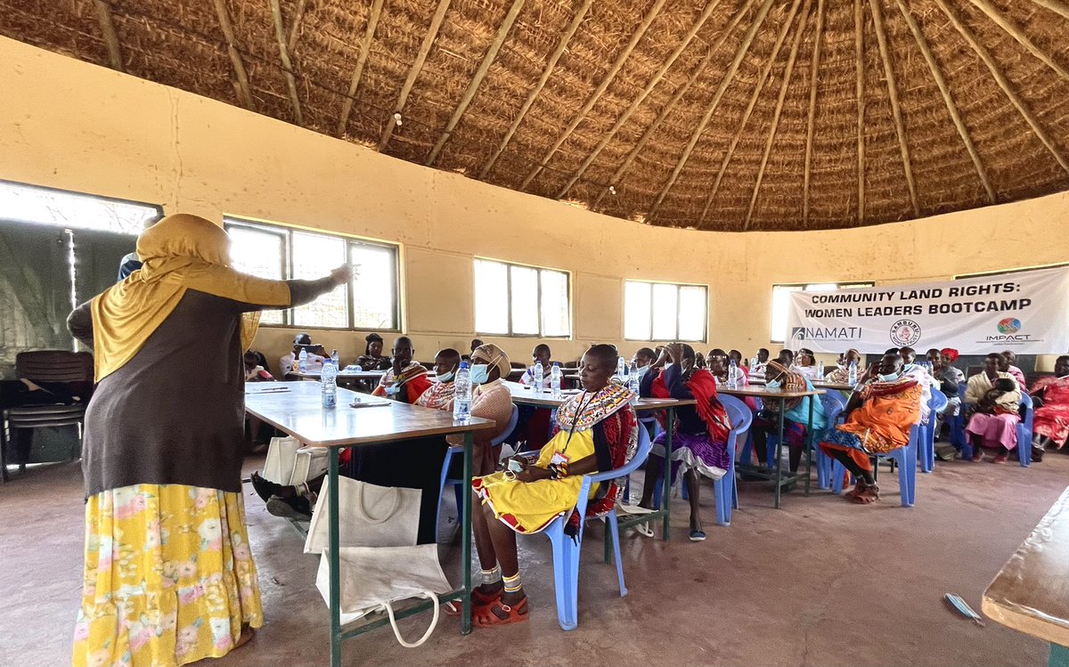 NamatiKenya's tweet image. Community women leaders need skills in public speaking, organizing, mobilizing, and advocacy in order to fully take up their constitutional position and push for #GenderEquality in the management of #CommunityLand.