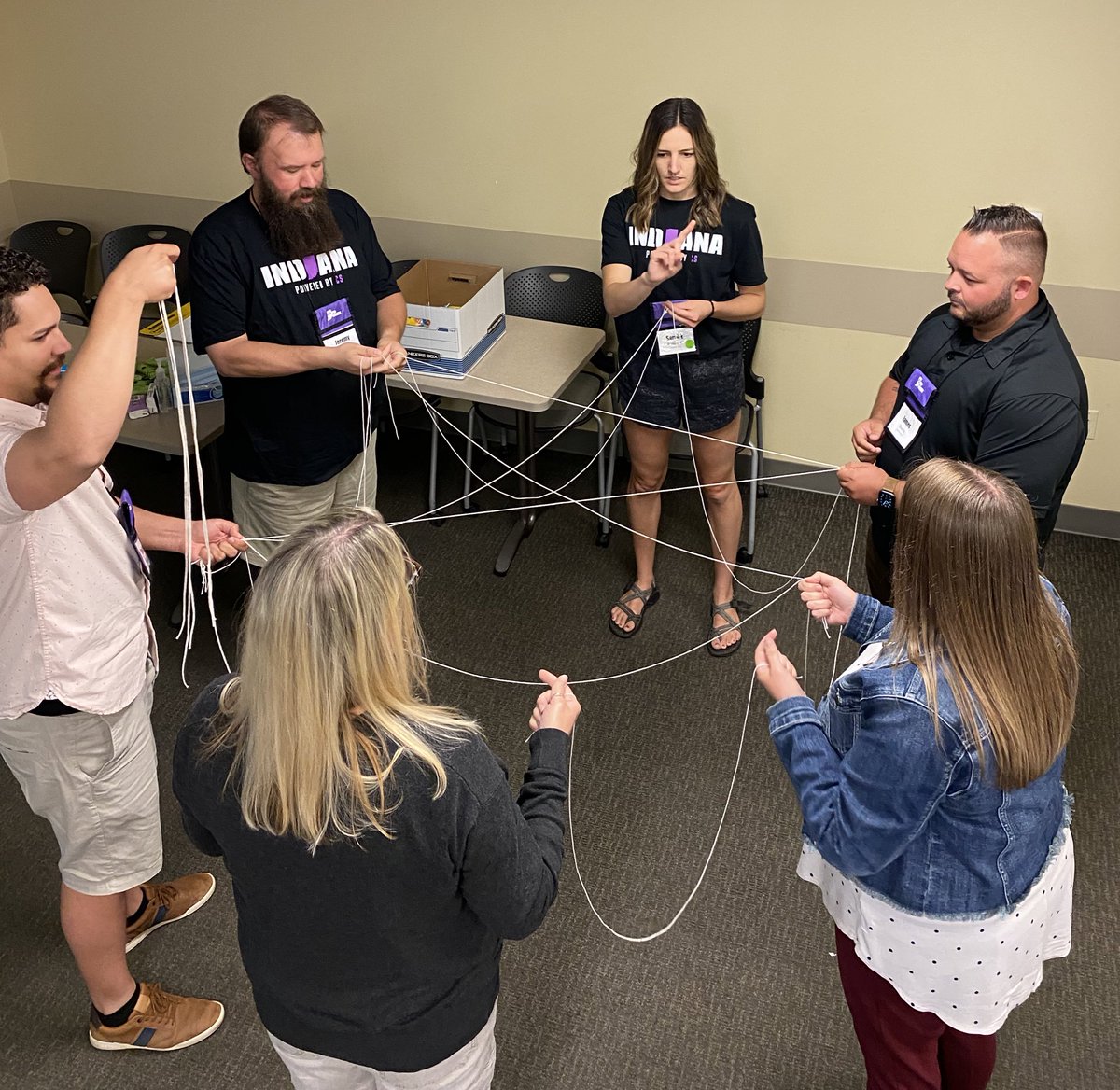 Networks with strings! @codeorg @nextech #CSPDWeekIN #apcsp