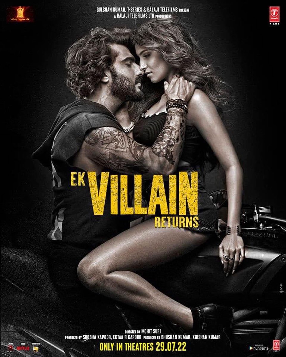 Wave_Cinemas's tweet photo. First look posters of #EkVillianReturns starring #JohnAbraham #Arjunkapoor #Dishapatani and #TaraSutaria are out. Releasing at your nearest #WaveCinemas on 29th July 2022
#WaveUpdates #ComingSoon https://t.co/BCqx7PusD6
