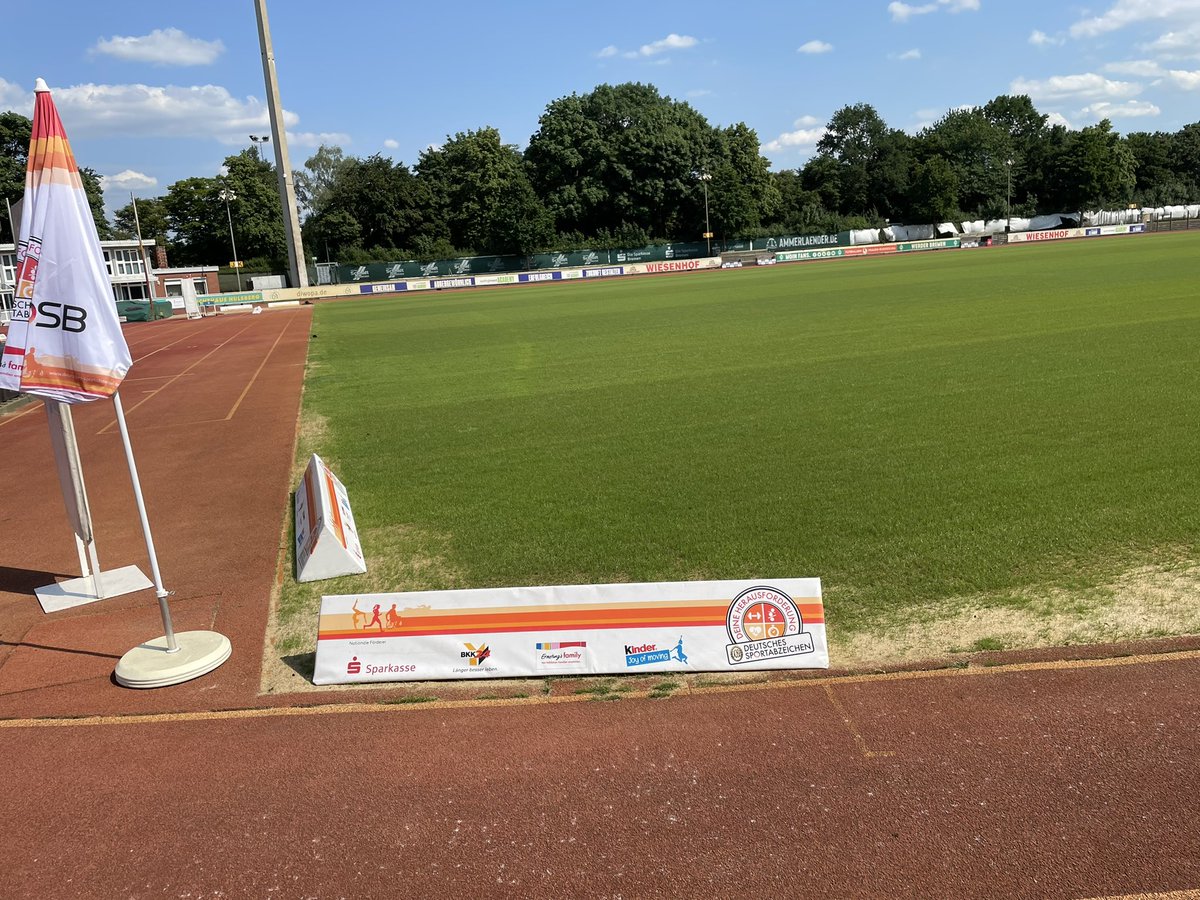 Zeit für den Aufbau der #Sportabzeichentour in <a href="/bremen_de/">Stadt Bremen</a>