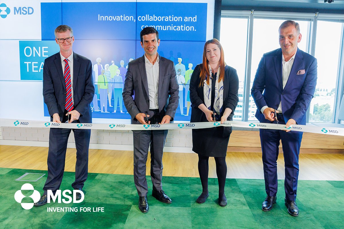 We are proud to open our new MSD Polska office! 
Yesterday, during opening ceremony of the new office, we were honored to host <a href="/AnnaGembicka/">Anna Gembicka</a>  (Secretary of State, <a href="/MRiRW_GOV_PL/">Ministerstwo Rolnictwa i Rozwoju Wsi</a> ), Daniel Lawton (DCM, <a href="/USEmbassyWarsaw/">US Embassy Warsaw</a>), <a href="/rafalbaniak/">Rafał Baniak</a> (President of <a href="/PracodawcyRP/">Pracodawcy RP</a>).