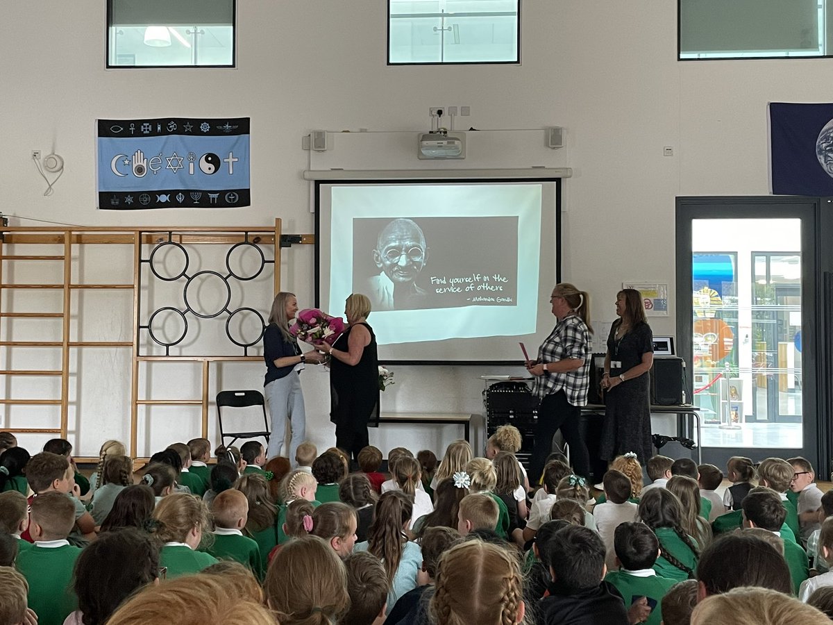 svpprimary's tweet photo. We said a sad but proud goodbye today to Mrs Hart our wonderful #SENDCo. We thank her for her amazing work and will miss her so much @svpprimary @SVPEYFS Good luck @Embop28 in your new exciting role @seftoncouncil #inclusion #wemissyoualready https://t.co/TTaXGOnW3Q