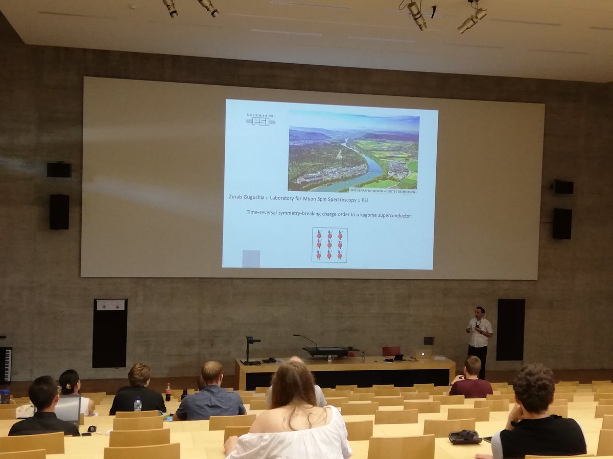 Gedas_Simutis's tweet photo. Conference season continues with SPS meeting at @unifr. Discussing new devices, interesting phases and cool experiments with @JohanChangLab, @sflury90, @jonas_psi and many others. https://t.co/9HOvO5ys4r