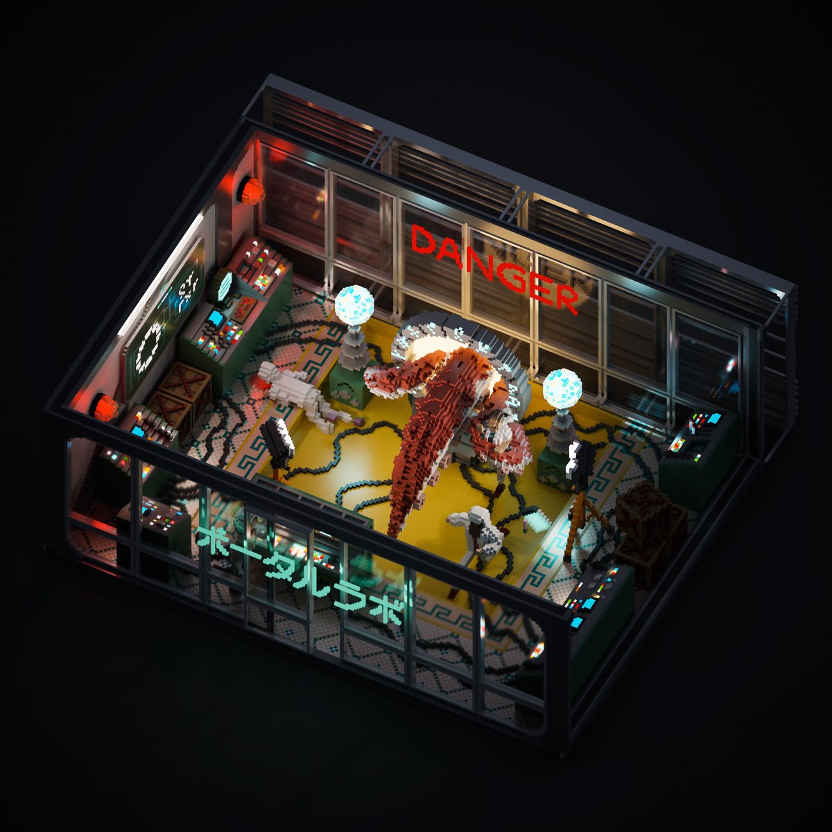 Artist Spotlight #12 // <a href="/samira_ags_art/">Samira ❀ Commissions Open</a> 

In a top-secret portal laboratory in the upper levels of the city, NeoTokyo's brightest minds are experimenting with the bending of space-time manifolds, unaware of the horrors that lurk in the vast multiverse that they manipulate.