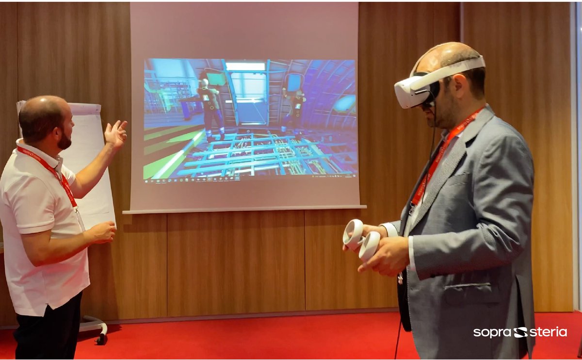 SopraSteria_ES's tweet photo. Sopra Steria ha celebrado en Madrid su primer #AerolineCustomerDay, que ha tenido lugar simultáneamente en 5 países de Europa. El objetivo ha sido reunir a líderes del sector, intercambiar ideas y compartir casos de uso. ¡Juntos, damos forma al futuro #aeroespacial! https://t.co/uHVAgRnnFn